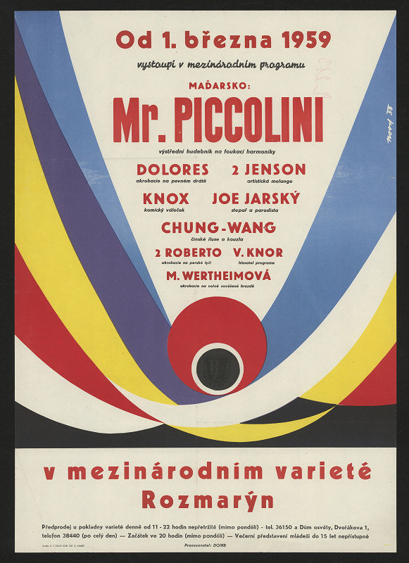 neznámý – Mezinár. varieté Rozmarýn 