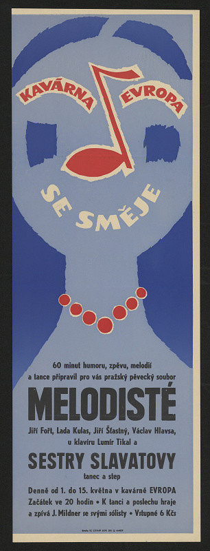 neznámý – Kavárna Evropa se směje, s pražským souborem Melodistů 