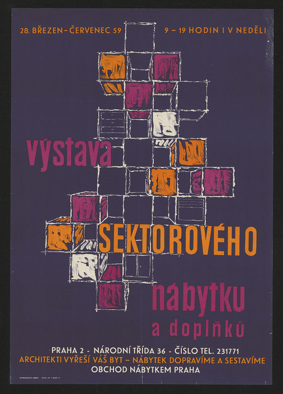 neznámý – Sektorvý nábytek a doplňky, Praha, Národní tř. 