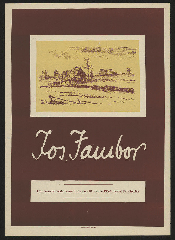 neznámý – Josef Jambor, Dům umění města Brna 