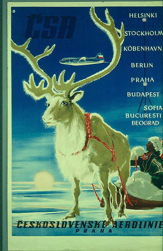 neznámý – Československé aerolinie Praha 