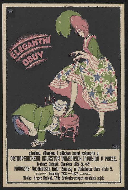 neznámý – Orthopedické družstvo válečných invalidů v Praze 