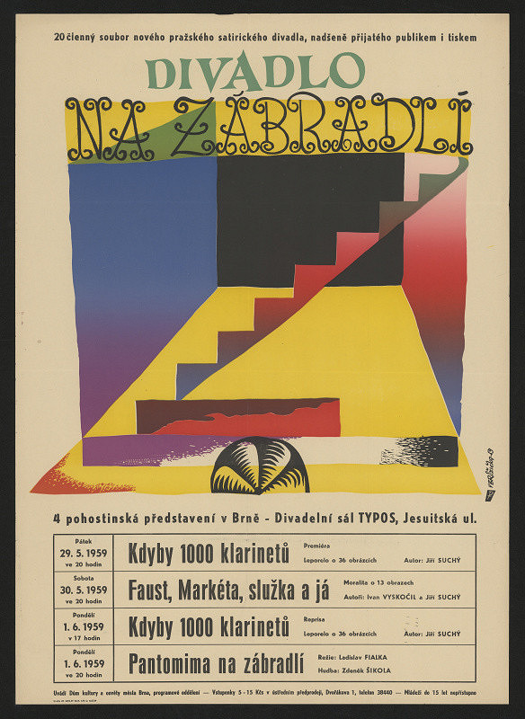 Vladimír Bernard Růžička – Divadlo na zábradlí, Brno - Divadelní sál Typos 