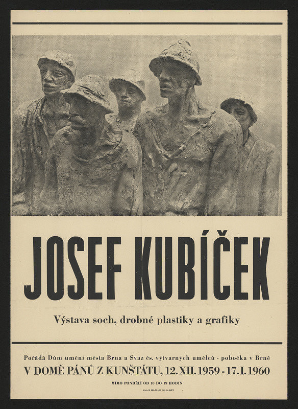neznámý – Josef Kubíček, Dům pánů z Kunštátu 