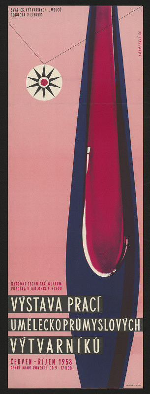 Vladimír Sobolevič – Výstava prací uměleckoprůmyslových výtvarníků, Nár. techn. museum Jablonec n/N. 