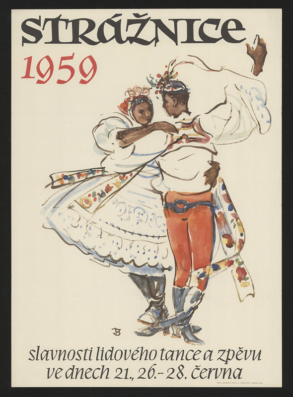  – Strážnice 1959, slavnosti lid. tance a zpěvu 
