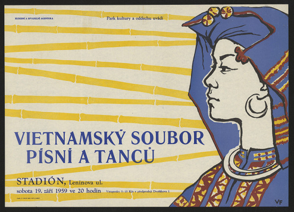 Věra Fridrichová (?) – Vietnamský soubor písní a tanců, Stadion, Leninova 
