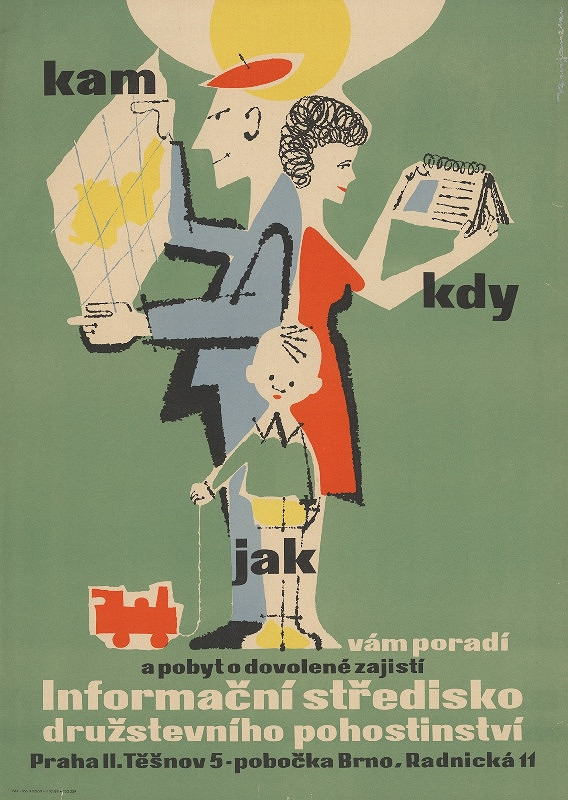 V. Burjánek – Informační středisko družstevního pohostinství 