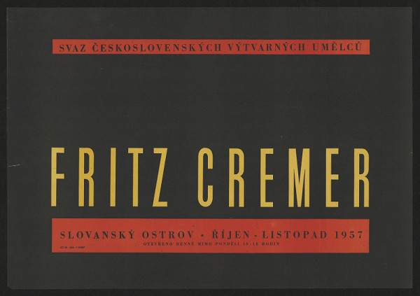 neznámý – Fritz Cremer, Slovanský ostrov 