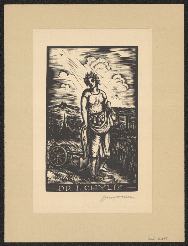 Josef Hoden – Ex libris dr. Jindřich Chylík 