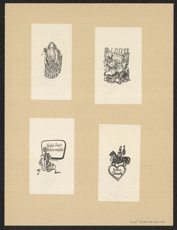 Josef Beneš – Ex libris J. Šiška 