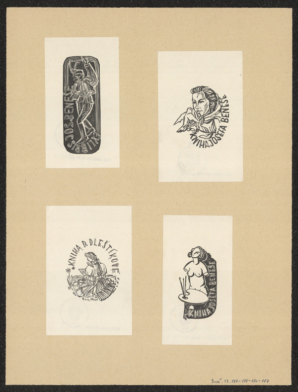 Josef Beneš – Ex libris Jos. Beneš 