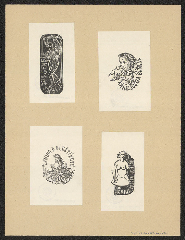 Josef Beneš – Ex libris Jos. Beneš 