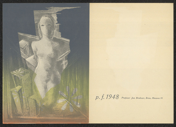 neznámý – P.F. 1948 prof. Jan Bruchner, Brno 