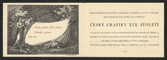 Eduard Milén – Česká grafika 19. stol., Palác Kinských, Staroměsts. nám.12 