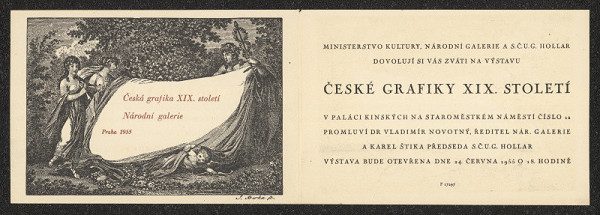 Eduard Milén – Česká grafika 19. stol., Palác Kinských, Staroměsts. nám.12 