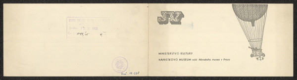 neznámý – Jules Verne, Dílo - sen - skutečnost, Náprstkovo museum, Praha 