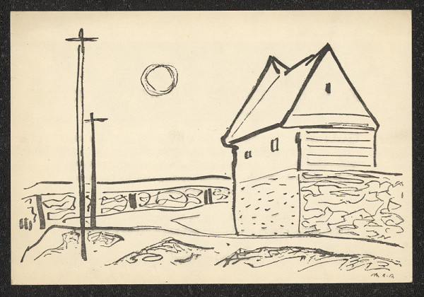 neznámý – Výstava Miloše A. Bazovského, DUM Brna, Malinovského 2 