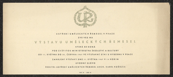 neznámý – Umělecká řemesla, Síň u Hybernů, Praha 