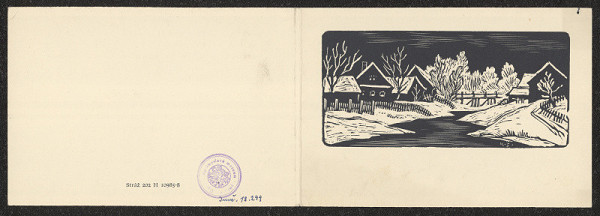 neznámý – Souborná výstava grafika Karla Štecha k jeho 50tinám, Výstav. síň Hollar, Praha 