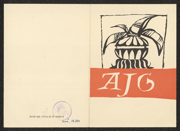 neznámý – Hluboká 1959, jižní Čechy v boji, práci a radosti, AJG Hluboká n.Vl. 