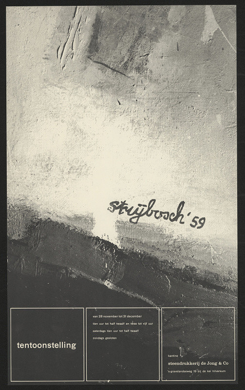 Pieter Brattinga – Strijbosche, kantina tiskárny Ol Jong&Co, Hilversum 