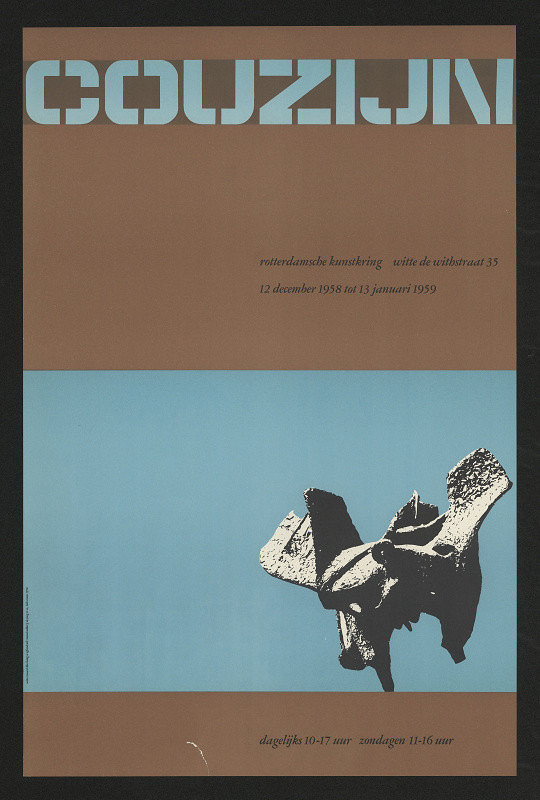 Wim (Willm Hendrick) Crouwel – Couzijn, Rotterdam Kunstkring 