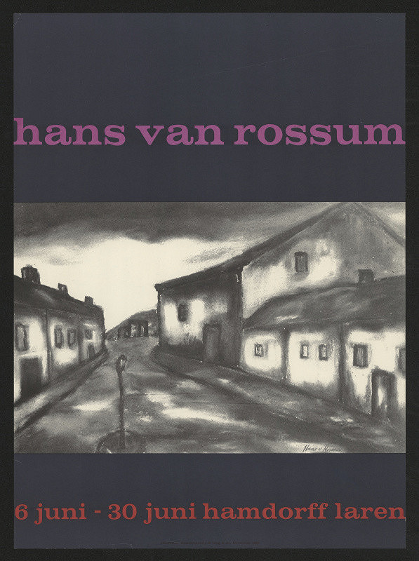 neznámý – Hans van Rossum 