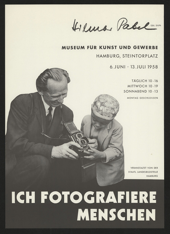 neznámý – Hilma Pabel, Ich fotografiere Menschen, Museum f. Kunst u. Gewerbe Hamburg 