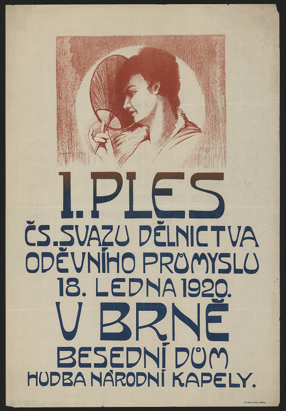 neznámý – 1. Ples čs.svazu dělnictva oděvního průmyslu, Brno 
