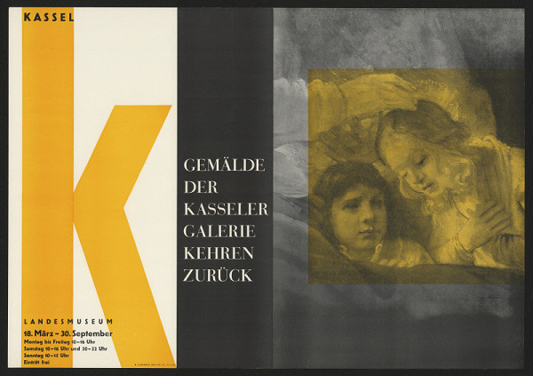 neznámý – Gemälde der Kasseler Galerie kehren zurück, Landesmusseum Kassel 