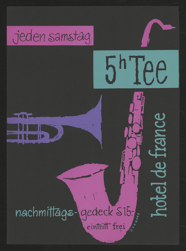 Janass – Jeden Samstag 5h Tee, Hotel de France 