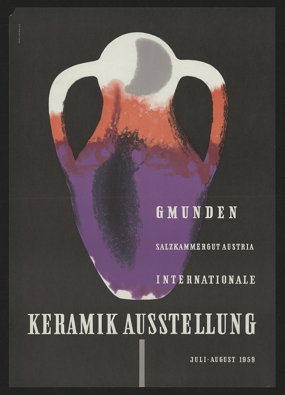 Kurt Schwarz – Internationale Keramik Austellung, Gmunden 