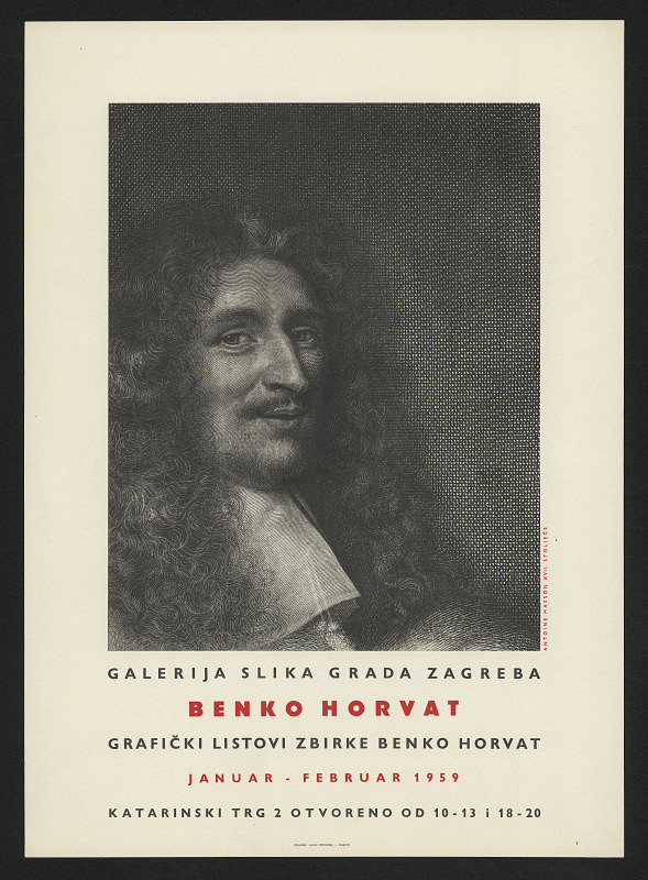 neznámý – grafic. listy ze sbírky Benko Horvata, Galerie města Zahřebu 