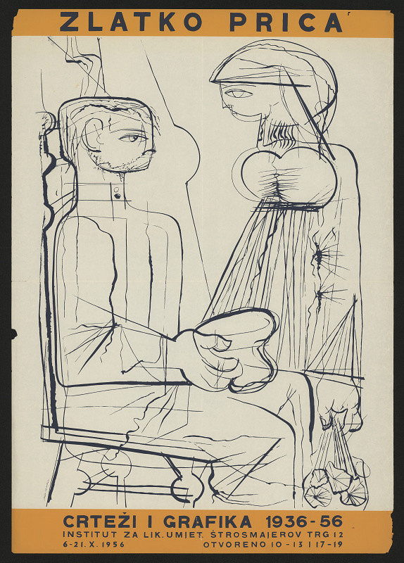 neznámý – Zlatko Prica, kresby a grafika, Zagreb 