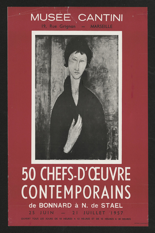 neznámý – 50 vynikajících děl současnosti, Musée Cantini 