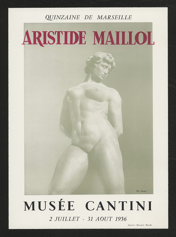 neznámý – Aristide Mallol, Musée Cantini 
