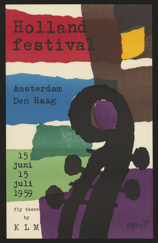 Dick Elffers – Holland festval Amsterdam Den Haag 15 juni 15 juli 1959 