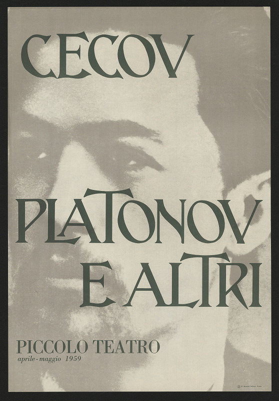 neznámý – Čechov: Platonov e Altri, Piccolo Teatro 