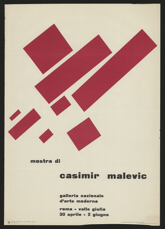 neznámý – Kasimir Malevic, Galleria Nationale d' Arte Moderna, Roma 