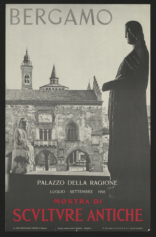 neznámý – antické sochařství v Bergamu Palazzo della Ragione 