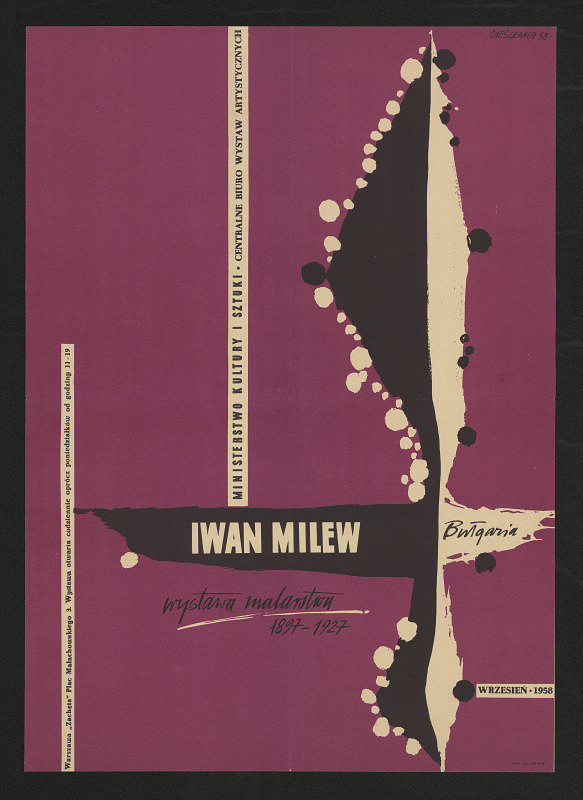 Roman Cieślewicz – Ivan Milev, bulh. malíř, Varšava 