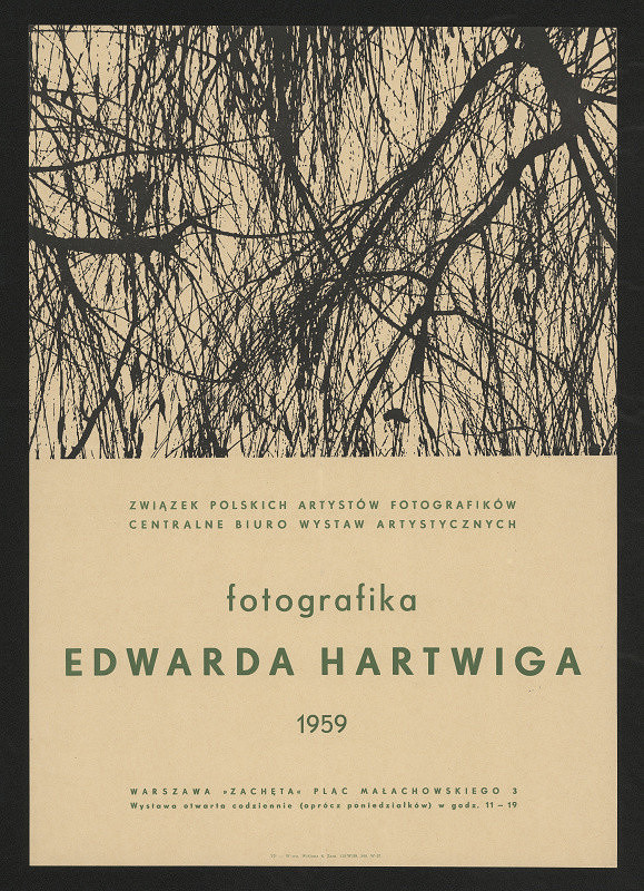 neznámý – Fotografika Edwarda Hartwiga, Varšava, Zachęta 