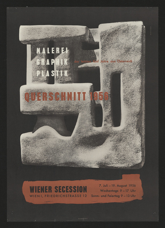 F. Korunka – Querschnitt 1956, Wiener Secesion, obrazy, grafika, plastika 