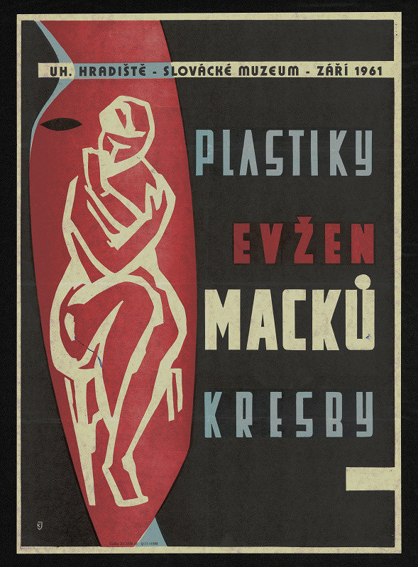  – Plastiky - Evžen Machů - kresby. Uh.Hradiště,  Slovácké museum 