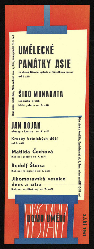 Karel Holešovský – Výstavy v Domě umění a v Domě pánů z Kunštátu 