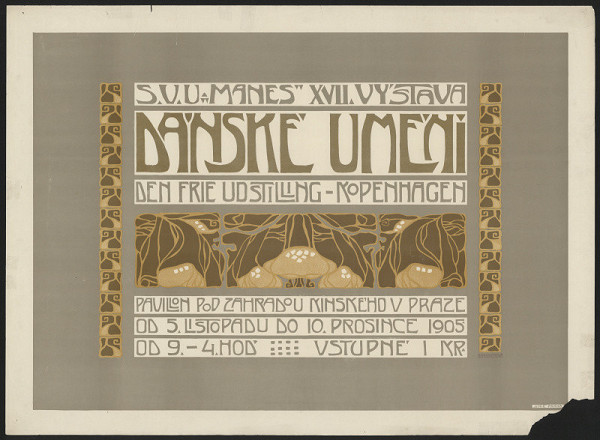 Božena Haunerová – XVII. Výstava Mánesa, Praha - Dánské umění 