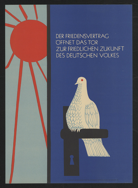 neznámý – Der Friedensvertrag öffnet das Tor zur friedichen Zukunft des deutschen Volks. 