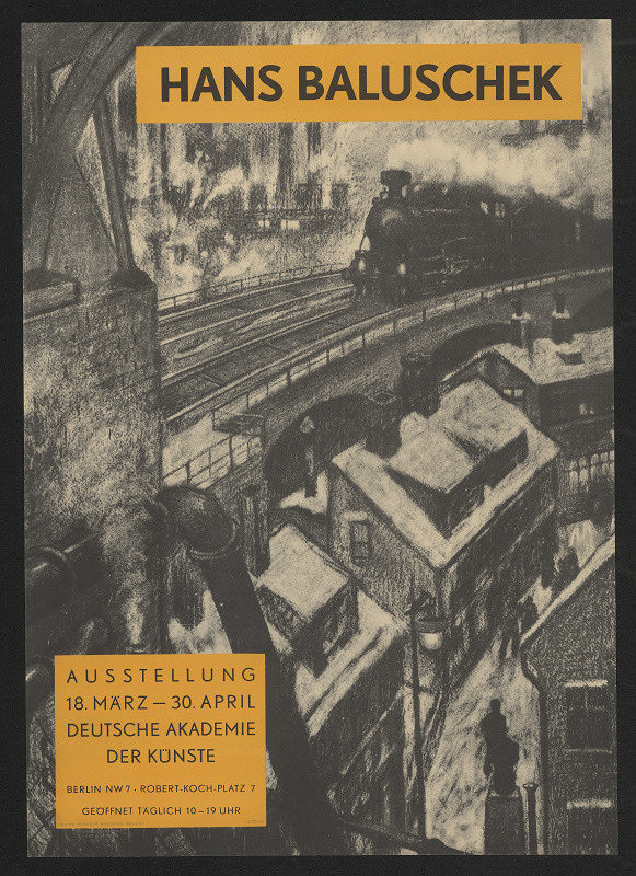 neznámý – Hans Baluschek, Deutsche Akademie der Künste, Berlin 