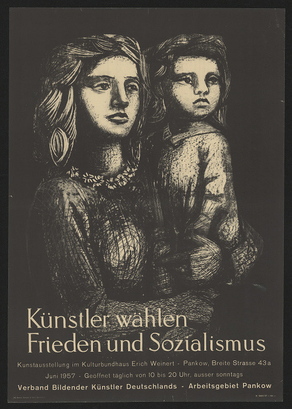 R. Graely – Künstler wählen Frieden und Sozialismus im Kulturbundhaus Erich Wienert 